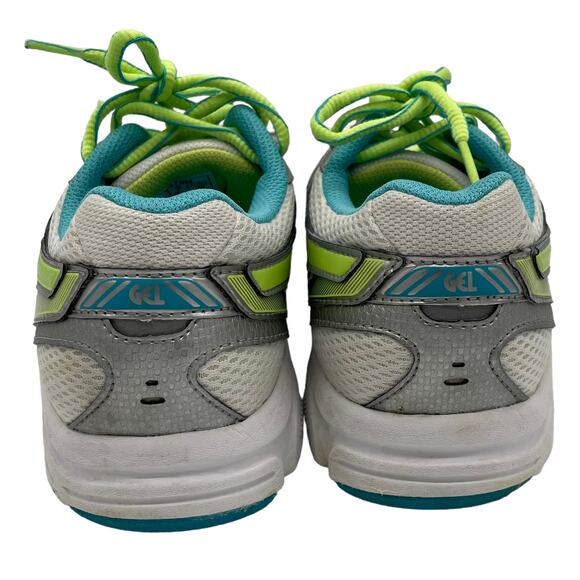 ASICS Gel-Contend 2 Women's Athletic Sneakers - White/Turquoise/Sharp Green - 7 - Picture 6 of 11